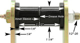 RockJock YJ HD Leaf Spring Shackles Front w/ Urethane Bushings HD Greasable Bolts Pair - CE-9040