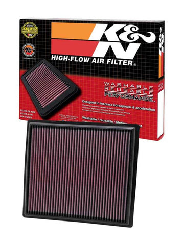 K&N 10-11 Buick Lacrosse / 11 Regal Replacement Air Filter - 33-2442
