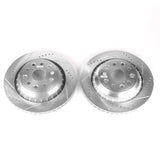 Power Stop 07-17 Lexus LS460 Rear Evolution Drilled & Slotted Rotors - Pair - JBR1352XPR