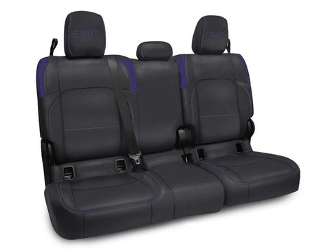 PRP Jeep Wrangler JT Rear Bench Covers - with no Armrest - Black/Purple - B055-08