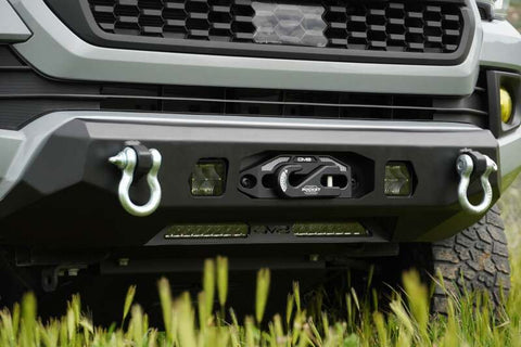 DV8 16-23 Toyota Tacoma Center Mount Winch Front Bumper - FBTT1-06