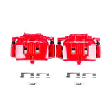 Power Stop 15-17 Ford Mustang Front Red Calipers w/Brackets - Pair - S15008