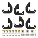 Westin 14-18 Chevrolet Silverado/GMC Sierra Crew Cab Outlaw Nerf Step Bars (Excl. Diesel) -Text. Blk - 20-13725