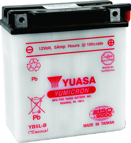 Yuasa YB5L-B Yumicron 12-Volt Battery - YUAM225LB