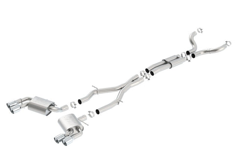 Borla Chevy 16-17 Camaro 6.2L ATAK Catback w/ Dual Tips (NPP) Dual Split Rear Exit - 140688