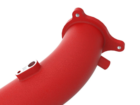 aFe BladeRunner Red 2-3/4in Aluminum Charge Pipe 2021 Toyota Supra GR (A90) I4-2.0L (t) B48 - 46-20488-R