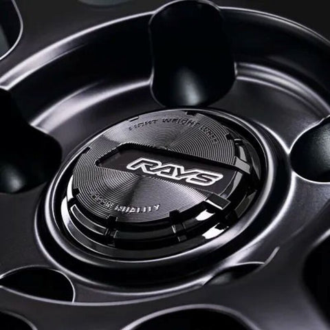 Gram Lights 57NR LIMITED II 17x7.0 +38 5-114.3 Semigloss Black Wheel w/ Black Cap/Stickers/Air Valve - WGN2M38ESB
