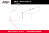 Body Armor 4x4 Sky Ridge 180XL w/ Mounting Brackets - 20025