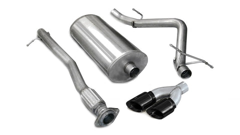 Corsa 07-08 Chevrolet Silverado Crew Cab/Short Bed 1500 5.3L V8 Black Sport Cat-Back Exhaust - 14259BLK