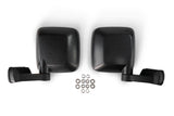 DV8 18-22 Jeep 4 Door JL/JT Aluminum Half Doors with Perforated Mesh Front - HDJL-01F