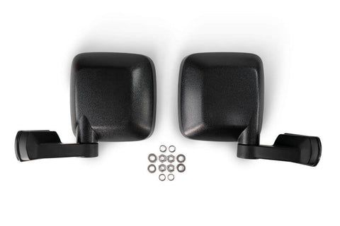 DV8 18-22 Jeep 4 Door JL/JT Aluminum Half Doors with Perforated Mesh Front - HDJL-01F