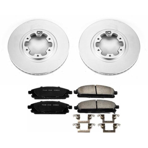 Power Stop 97-03 Infiniti QX4 Front Z17 Evolution Geomet Coated Brake Kit - CRK2279