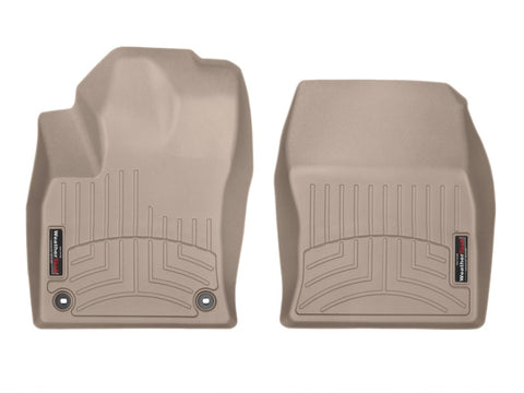 WeatherTech 2016+ Toyota Prius (Works W/Heat Vents Under 1st Row OR W/O) Front FloorLiner - Tan - 459171