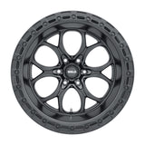 Weld Off-Road W108 20X9 Ledge 6X139.7 ET20 BS5.75 Satin Black / Black Ring 106.1 - W10809084575