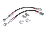 APR 17-20 Audi RS3/15-24 Volkswagen Golf R Braided Stainless Steel Brake Line Set - Rear - BRK00051