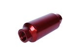 Aeromotive In-Line Filter - (AN-10) 10 Micron Microglass Element Red Anodize Finish - 12340