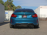 aFe 16-18 BMW M2 L6-3.0L MACH Force-Xp 3in to 2.5in 304 SS Cat-Back Exhaust System-Quad Polish Tips - 49-36330-1P