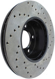 StopTech 08-10 BMW 128i Cross Drilled Right Front Rotor - 128.34077R