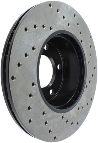 StopTech 08-10 BMW 128i Cross Drilled Right Front Rotor - 128.34077R
