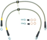 StopTech 09 Acura TSX / 08 Honda EX/EX-L / 09 Accord Coupe & Sedan Stainless Steel Front Brake Lines - 950.40013