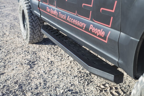 Dee Zee Universal Chevrolet/GMC/Dodge/Ford Full Size Running Board ExtCab Section Louvered Black - DZ16511