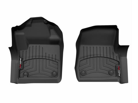 WeatherTech 2017+ Ford F-250/F-350/F-450/F-550 Front FloorLiner - Black (fits 4x4 Floor Shifter) - 4410541