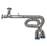 Remark 2022+ Honda Civic Sport Hatchback FL2 (Link Loop) Cat-Back Exhaust Burnt Stainless Steel Tip - RK-C4063H-10T
