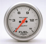 Autometer Ultra-Lite 2-5/8in 15psi Fuel Pressure Gauge - Digital Stepper Motor - 4461