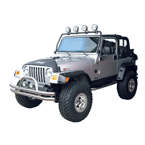 Rugged Ridge 97-06 Jeep Wrangler TJ Black Full Frame Light Bar - 11232.01