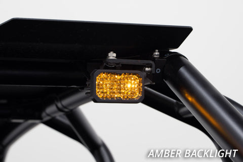 Diode Dynamics Stage Series 1 3/4 In Roll Bar Chase Light Kit SSC2 Sport - Yellow (Pair) - DD7736