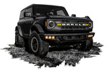 Oracle High 21-22 Ford Bronco Triple LED Fog Light kit for Steel Bumper - 5890-005