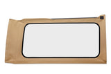 Bestop 18-26 Jeep Wrangler JL Oe JL Replacement Windows (Quarter Right Hand 2-Door Tan Twill Clear) - 58304-71