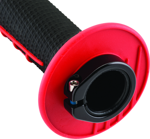 ProTaper Clamp-On 1/2 Waffle Grip - Red/Black - 021662