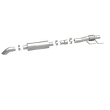 MagnaFlow Cat-Back, SS, 2.5/3in, Turn Down In Front Rear Tire 2015 Ford F150 2.7L V6T Ext Cab - 19056