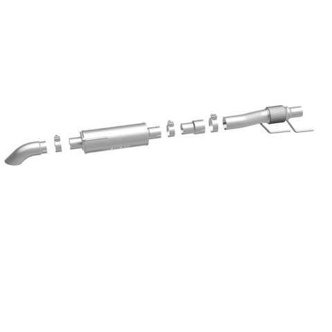 MagnaFlow Cat-Back, SS, 2.5/3in, Turn Down In Front Rear Tire 2015 Ford F150 2.7L V6T Ext Cab - 19056