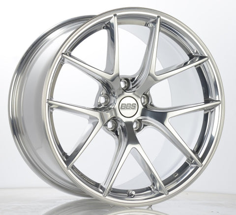 BBS CI-R 20x11.5 5x120 ET52 Ceramic Polished Rim Protector Wheel -82mm PFS/Clip Required - CI0801CP