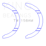 King Mitsubishi 6G74 Thrust Washer Set - TW158AM