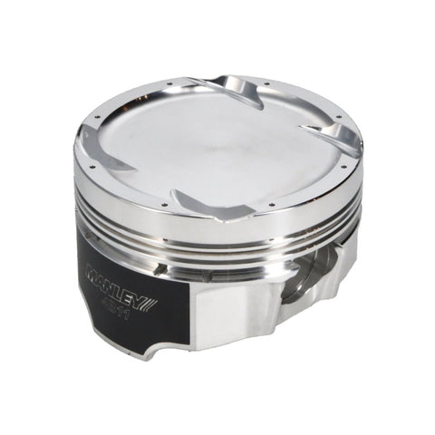 Manley 08+ Mitsubishi 4B11T 86.5mm (+.5mm) -11cc Dome 9.0:1 CR Turbo Tuff Series Piston Set w/ Rings - 624205CE-4