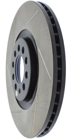 StopTech Power Slot 3/99-06 Audi TT/00-06 TT Quattro / 03-05 VW Golf GTi Right Front Slotted Rotor - 126.33062SR