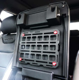BuiltRight Industries 10in x 7.5in Tech Plate Steel Mounting Panel - Black - 201011