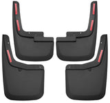 Husky Liners 2015-2017 Ford F-150 w/ OE Fender Flares Front and Rear Mud Guards - Black - 58456