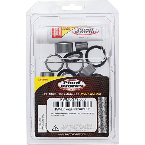 Pivot Works 10-12 Suzuki RMZ250 Linkage Bearing Kit - PWLK-S49-000