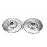 Power Stop 00-04 Audi A6 Quattro Front Evolution Drilled & Slotted Rotors - Pair - EBR662XPR