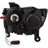 ANZO 2014-2015 Jeep Grand Cherokee Projector Headlights w/ Plank Style Design Chrome - 111328
