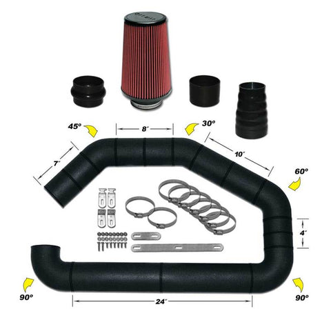 Airaid U-Build-It - Universal 3.5in Master Kit I w/700-420 (9in) Filter - 101-351