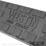 Westin 18-20 Jeep Wrangler JL Unlimited 4DR PRO TRAXX 5 Oval Nerf Step Bars - Textured Black - 21-54065