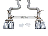 AWE Tuning BMW F8X M3/M4 Track Edition Cat-Back Exhaust - Chrome Silver Tips - 3020-42082