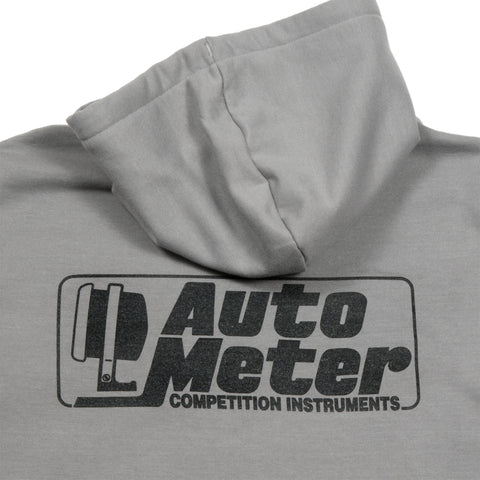 Autometer Gray Competition Pullover Hoodie - Adult XL - 0449XL