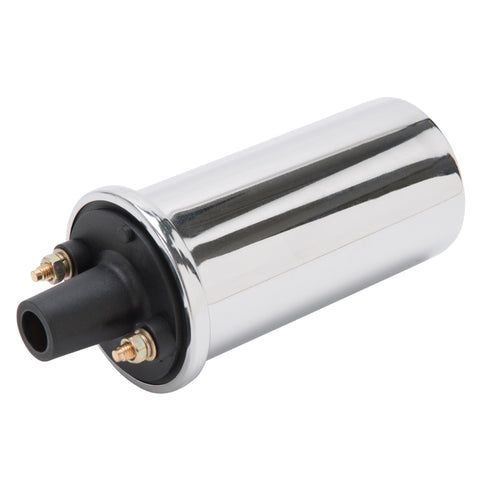 Edelbrock Electronic Oil Filled Ignition Coil - Chrome Finish - 22740