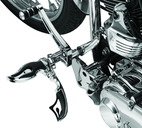 Kuryakyn Flamin Switchblade With Male Mount Adapter Chrome - 4411